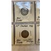 Image 4 : 7 CANADIAN KING GEORGE V DIMES 1928-1933, 1936  .800 SILVER