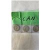 Image 2 : TEN 1968 CANADIAN SILVER DIMES