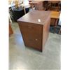 Image 1 : 2 drawer wood filing cabinet