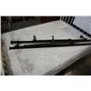 Image 2 : DOUBLE SIZE DOUGLAS MATTRESS WITH ROLLER FRAME AND WHITE HEADBOARD