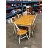 Image 2 : WHITE DINING TABLE WITH 6 CHAIRS