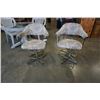 Image 2 : 2 BRASS SWIVEL STOOLS