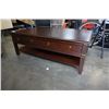 Image 2 : LARGE 2 DRAWER COFFEE TABLE