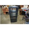Image 1 : Black glass door display cabinet