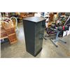 Image 2 : Black glass door display cabinet