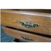 Image 8 : 5 DRAWER OAK CHEST OF DRAWERS 46.5 INCHES TALL, 32 INCHES WIDE, 18.5 INCHES DEEP