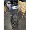 Image 2 : Three tier decorative metal basket stand