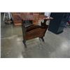 Image 2 : VINTAGE MAGAZINE RACK ENDTABLE