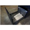 Image 8 : BLACK ROLLING FILING CABINET WITH LOCKING TOP DRAWER