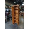 Image 8 : Borkholder amish crafted 2 cupboard wall unit - 76.5 inches tall, 26 inches wide, 14 inches deep
