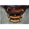 Image 8 : BOWFRONT 3 DRAWER NIGHTSTAND