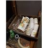 Image 2 : BOX AND TRAY OF COLLECTABLES - EASTERN FIGURES, LIDDED JARS, FRUIT PATTERN CUPS AND JUG