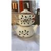 Image 2 : Stacking teapot/cream/sugar with vase and english mug
