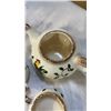 Image 8 : Stacking teapot/cream/sugar with vase and english mug
