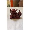 Image 2 : EASTERN FOO DOG FIGURE AND ELEPHANT FIGURES ON STAND