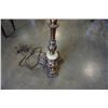Image 2 : Antique stone base floor lamp with milk glass shade