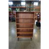 Image 2 : Danish 5 tier teak veneer wall unit - 62.5 inches tall, 35.5 inches wide, 10.5 inches deep