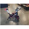 Image 1 : FLOOR MODEL  PCF SPIN BIKE W/ ADJUSTABLE SEAT AND BARS - RETAIL $999