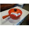 Image 1 : LA CREUSET ENAMELED CAST IRON POT WITH LID