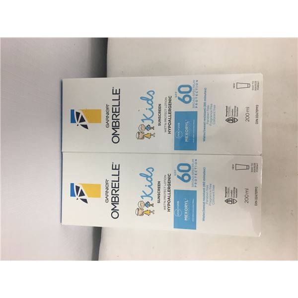 New 2pk ombrelle lotion