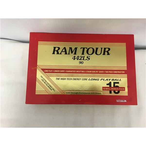 New ram tour 442ls 15 pack golf balls