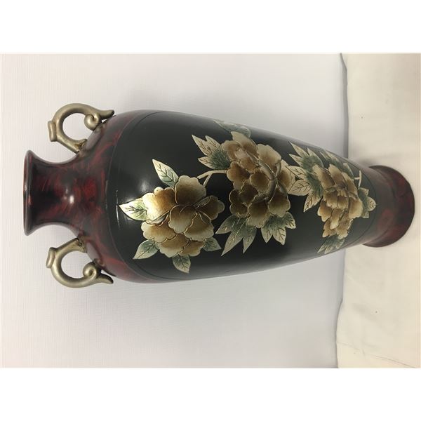 NEW lg vase 2ft red