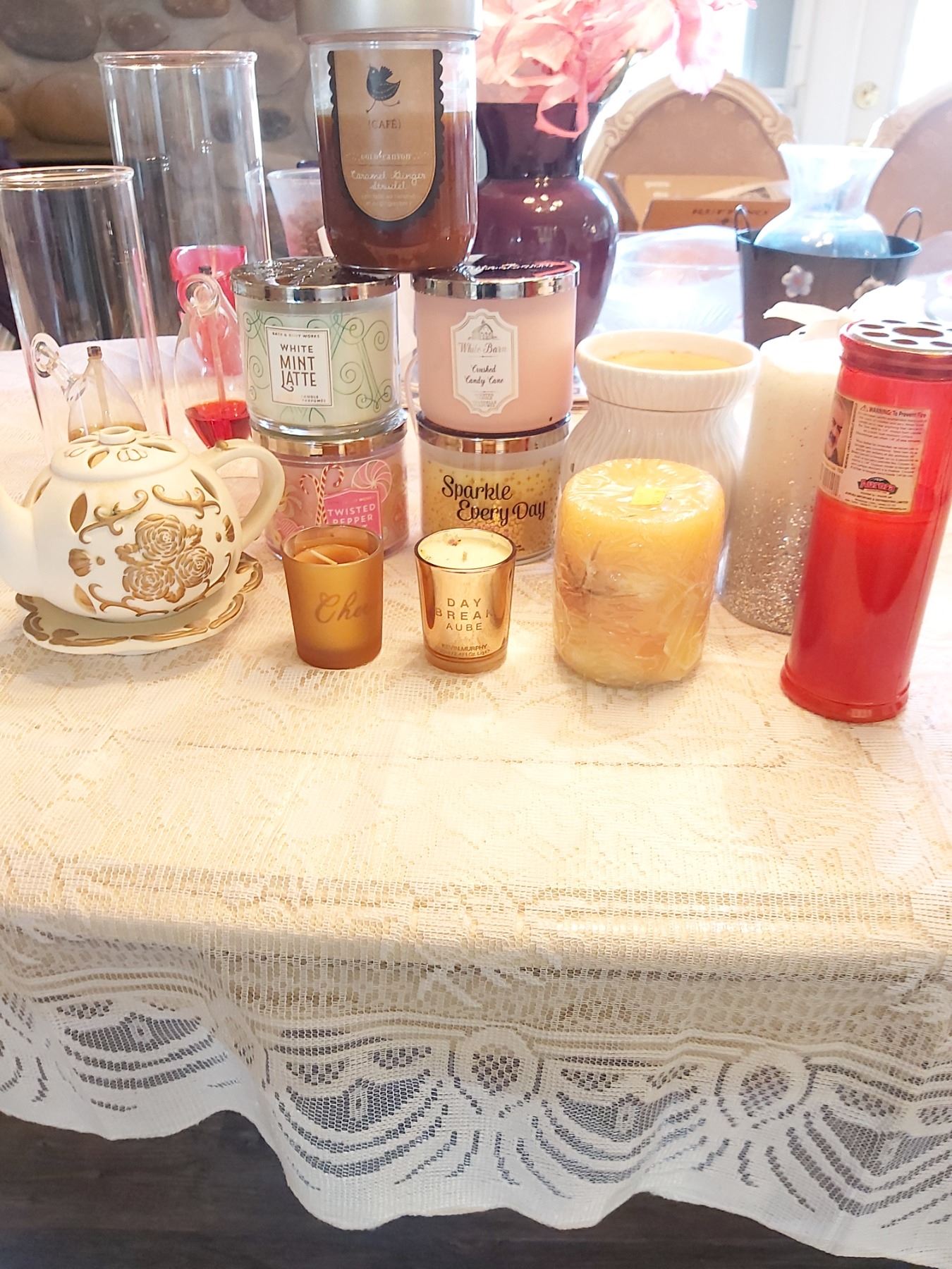 Assorted Candles/Decorations