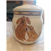 Image 2 : 2 Decorative Cookie Jars and One Decorative Pasta Plate