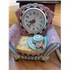 Image 2 : Quartz Clock/Jewellery Box & Linden Westminster Clock & Peetz Reel Time Clock & Couch Quartz Clock