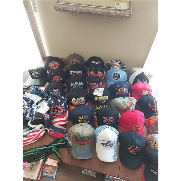 Assorted Hats/Ball caps/Bandanas