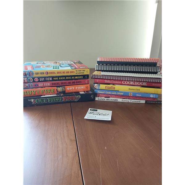 Cookbooks - Guy Fieri x5/Miscellaneous Cookbooks x20