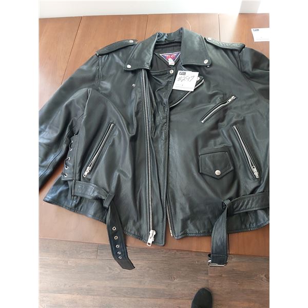 Black Leather Jacket (XXL)