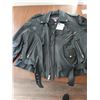 Image 1 : Black Leather Jacket (XXL)
