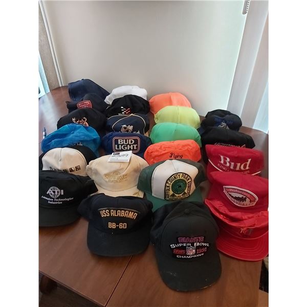 23 Assorted Ball Caps