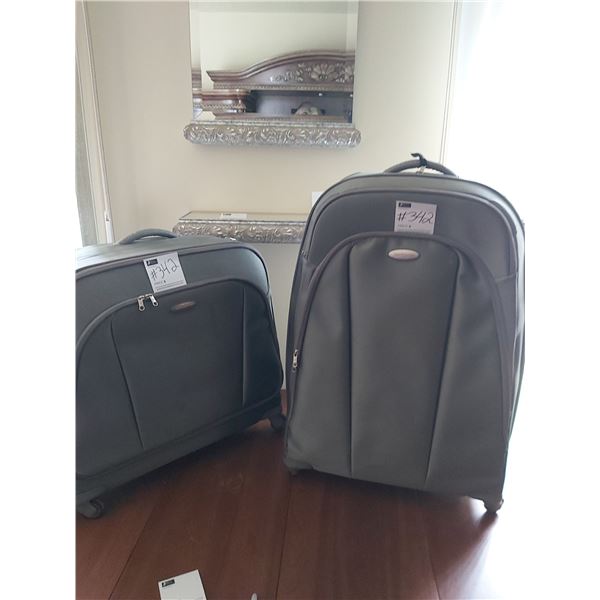 2 Piece Luggage Set (Grey)
