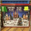 Image 1 : 30 Piece Christmas Village with Lights and Music