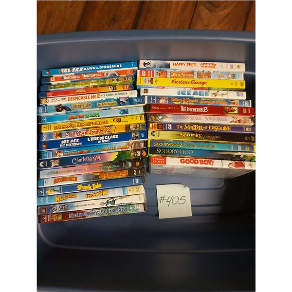 30 Assorted Kids DVDs