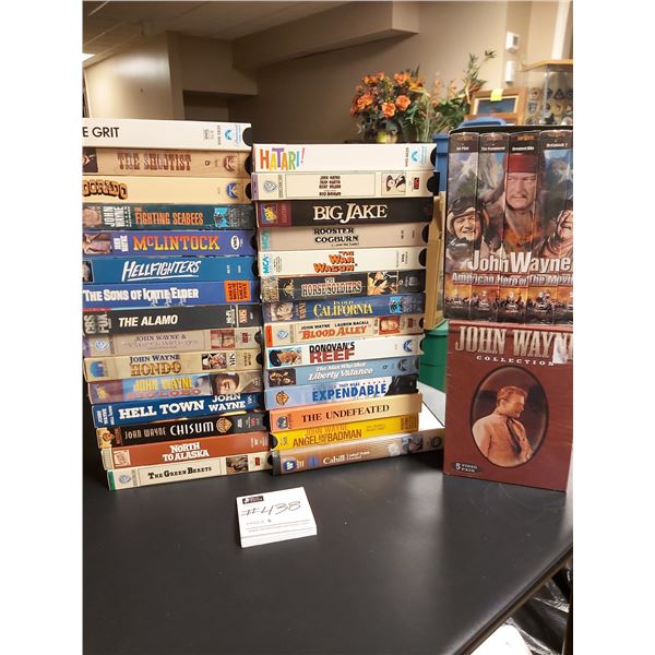 39 John Wayne VHS Movies