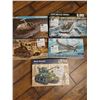 Image 1 : 5 Models. Bell UH-1D Huey Gunship. - M4A3E8 Sherman Easy Eight. - LCVP with US Infantry. - M4A1 Sher