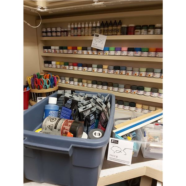 All Paints For Model Room. Different Styles, Colors, Makes and Containers. All Paint Accessories (Br
