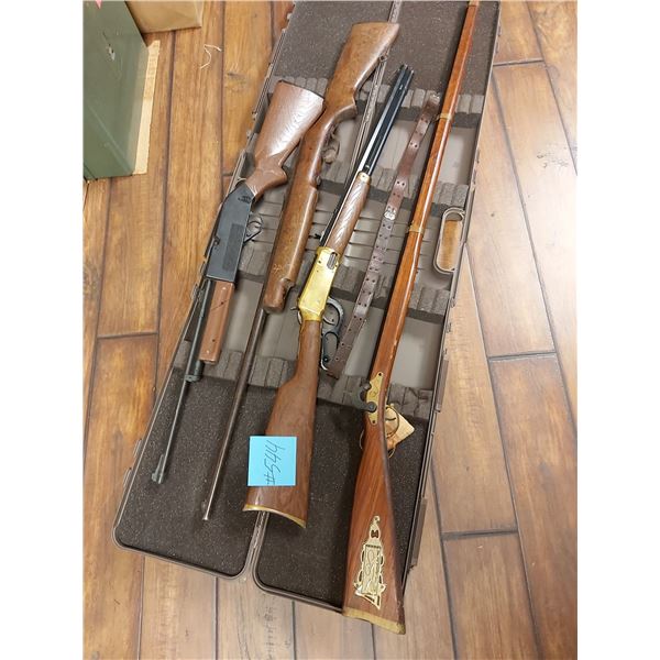 1 Decomissioned 22 cal. - 3 Air Rifles