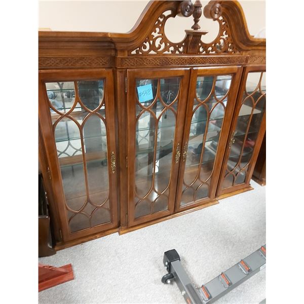 China Cabinet - 86 H x 66 L x 17.75 D