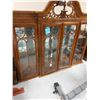 Image 1 : China Cabinet - 86 H x 66 L x 17.75 D