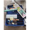Image 1 : Fishing Accessories - Fishing Rods x3 - Tackle Box