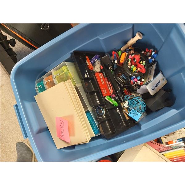 Assorted Office Supplies (Some New - Some Used)
