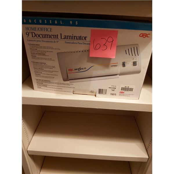 9" Document Laminator