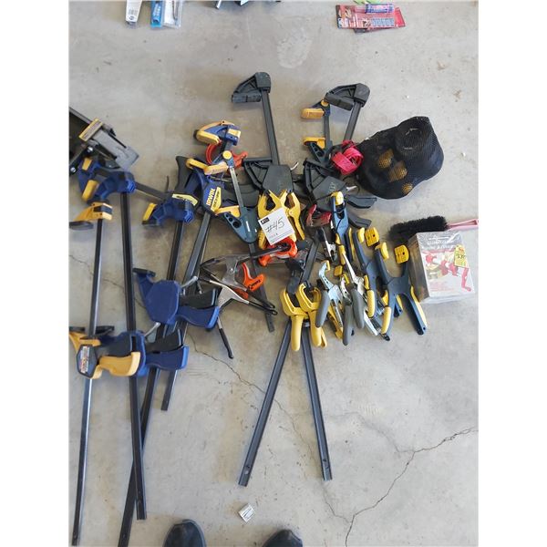 Assorted Clamps - Tie Down Straps