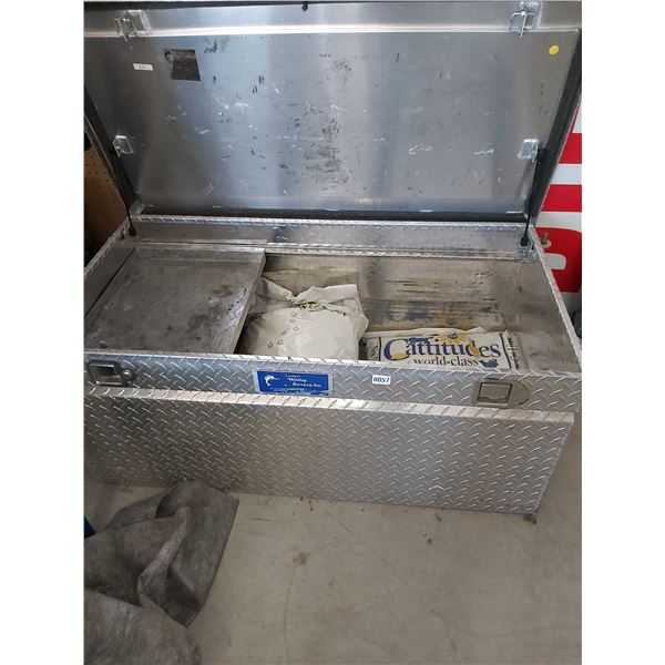 Checkard Plating Steet Truck Tool Box 21.5"H x 25"W x 48"L