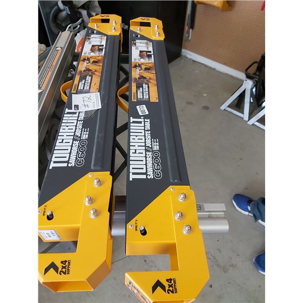 Tough Built Saw Horse Jobsit Tables x2