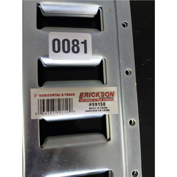 Erickson 2" Horizontal E-Track x2 - 5" Horizontal E-Track